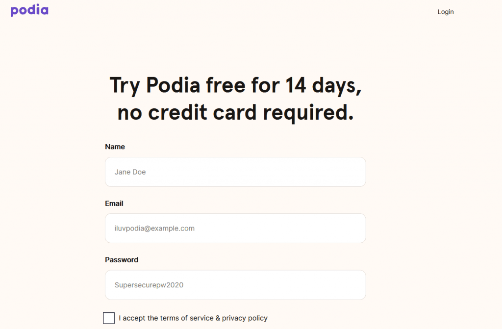 Getting Started with Podia